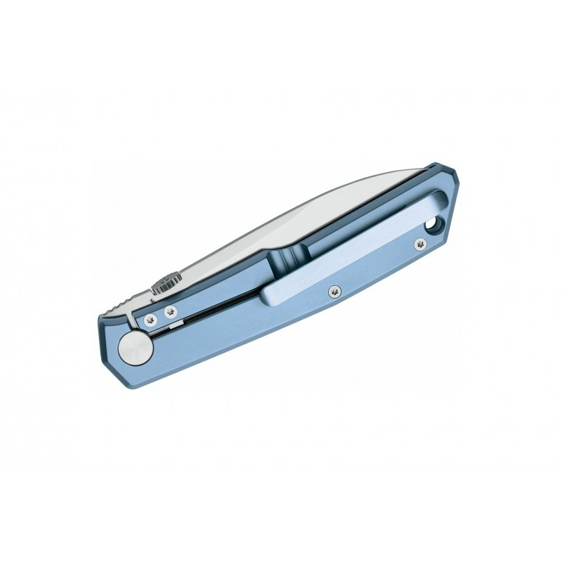 FOX KNIVES POCKET KNIFE - DESIGN BOB TERZUOLA - BLUE TITANIUM