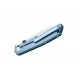 FOX KNIVES POCKET KNIFE - DESIGN BOB TERZUOLA - BLUE TITANIUM