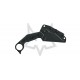 FOX KNIVES FIXED BLADE KNIFE MOA - G10 BLACK - DESIGN BY JARED WIHONGI