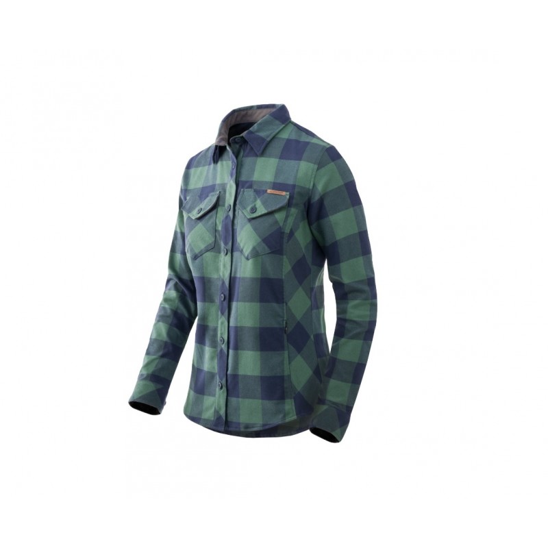 CAMASA DAMA MODEL MARIGOLD - MOSS GREEN CHECKERED