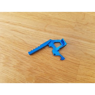 RETRO ARMS CNC EXTENDED CHARGING HANDLE AR15 M4 - A - LIGHT BLUE
