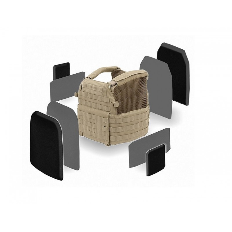 WARRIOR ASSAULT SYSTEMS DCS M4 PLATE CARRIER - COYOTE TAN