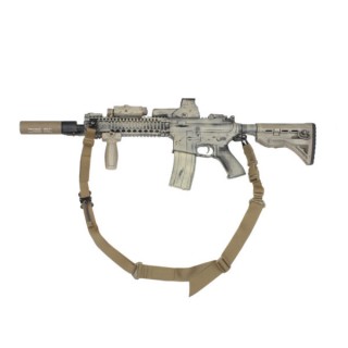 WARRIOR ASSAULT SYSTEMS CINGHIA A DUE PUNTI PER ARMA -  MARRONE COYOTE TAN