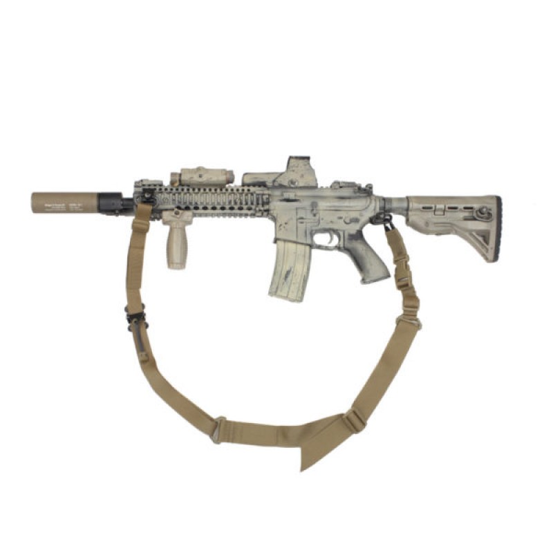 WARRIOR ASSAULT SYSTEMS TWO POINT WEAPON SLING - COYOTE TAN