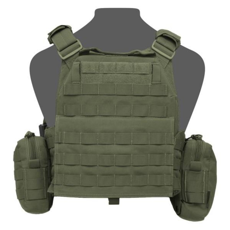 WARRIOR ASSAULT SYSTEMS TATTICO PLATE CARRIER MODELLO DCS DA 5.56 VERDE OD
