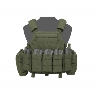 WARRIOR ASSAULT SYSTEMS TATTICO PLATE CARRIER MODELLO DCS DA 5.56 VERDE OD