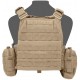 WARRIOR ASSAULT SYSTEMS TATTICO PLATE CARRIER MODELLO DCS DA 5.56 COYOTE TAN