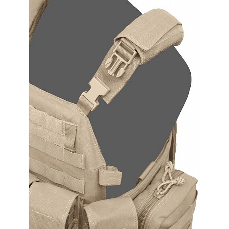 WARRIOR ASSAULT SYSTEMS TATTICO PLATE CARRIER MODELLO DCS DA 5.56 COYOTE TAN