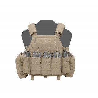 WARRIOR ASSAULT SYSTEMS TATTICO PLATE CARRIER MODELLO DCS DA 5.56 COYOTE TAN