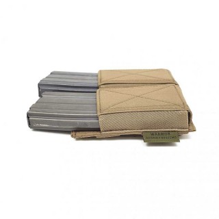 WARRIOR ASSAULT SYSTEMS TASCA PORTA CARICATORI ELASTICA DOPPIA - COYOTE TAN