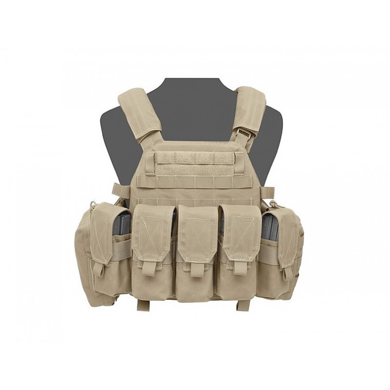 WARRIOR ASSAULT SYSTEMS DCS M4 PLATE CARRIER - COYOTE TAN