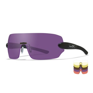 WILEY X BALLISTIC GLASSES DETECTION CLEAR/YELLOW/ORANGE/PURPLE/COPPER MATTE BLACK FRAME WILEY X BALLISTIC GLASSES DETECTION CLEAR/YELLOW/ORANGE/PURPLE/COPPER MATTE BLACK FRAME
