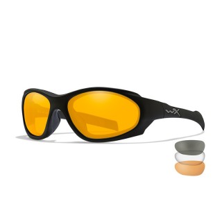 WILEY X OCCHIALI DI PROTEZIONE BALISTICA MODELLO XL-1 AD COMM LENTI GRIGIO FUMO/CHIARE/RUGGINE MONTATURA NERA