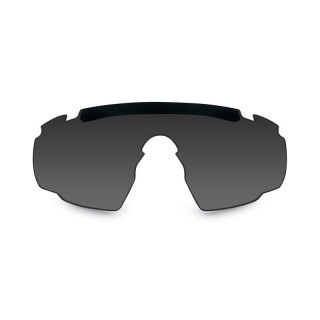 WILEY X BALLISTIC PROTECTION GLASSES SABER ADVANCED SMOKE/CLEAR/RUST LENSES TAN FRAME