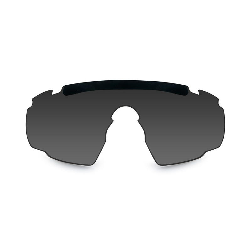 WILEY X BALLISTIC PROTECTION GLASSES SABER ADVANCED SMOKE/CLEAR/RUST LENSES TAN FRAME
