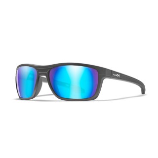 WILEY X OCCHIALI MODELLO KINGPIN LENTI POLARIZZATE BLU A SPECCHIO MONTATURA GRAFITE